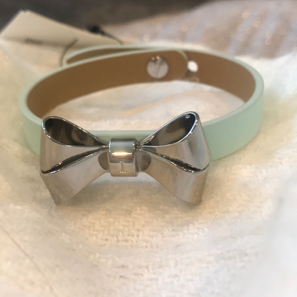 Ted Baker London leather bow bracelet